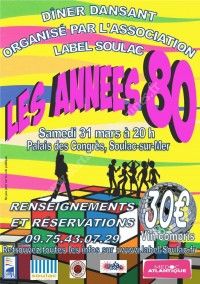 Soirée dansante Années 80