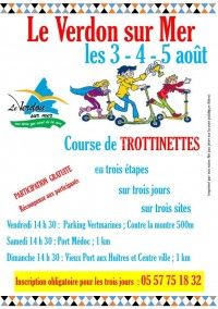 Crédit photo : Course de trottinettes