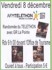 marche du telethon GR la pointe