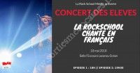 Concert des élèves - la Rock School chante en français