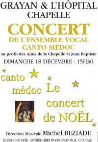 Concert de Noël de CANTO MEDOC