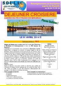 Déjeuner Croisière à Bord du MS Cyrano de Bergerac