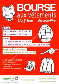 Bourse aux Vêtements Automne-Hiver