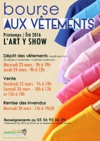 Bourse aux vêtements printemps été 2016