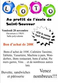 Loto de l'école
