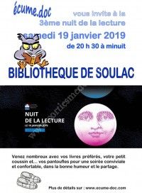 Nuit de la Lecture 2019