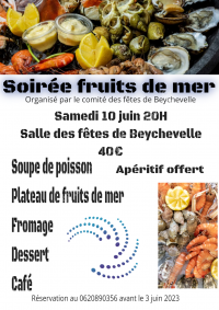 Soirée Fruits de Mer