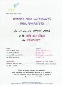 Bourse aux vêtements