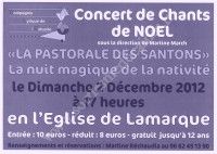 Concert de Chants de Noël