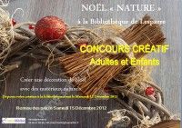 Concours Créatif Noël Nature