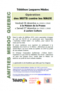 Des mots contre les maux