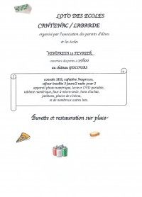 Loto des écoles de Cantenac et Labarde