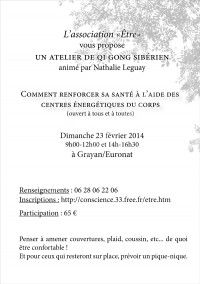 Atelier de Qi Gong