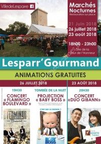 Lesparr'Gourmand 2018 - Concert