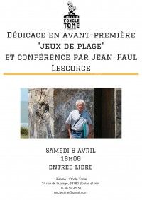 Rencontre et dédicace Jean-Paul Lescorce