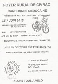 Randonnée Médocaine