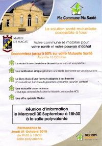 Réunion d'Information : Ma Commune, Ma Santé