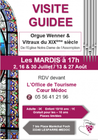 Visite Guidée Orgue Wenner & Vitraux du XIXème Siècle
