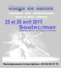STAGE DE DANSE & PILATES SOULAC