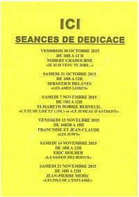 Dédicace Jean Pierre Meric