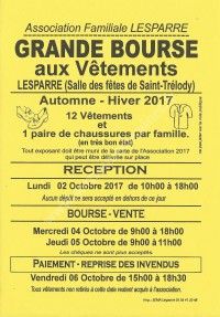 Grande Bourse aux Vêtements Automne Hiver 2017