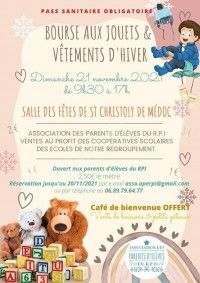 Bourse aux jouets et vêtements d'hiver