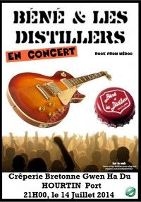 Béné et les Distillers en concert, Rock from Médoc