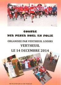 Course des Pères Noël en Folie