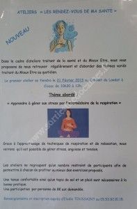 Ateliers Les Rendez-Vous de ma Santé