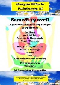 Grayan fête le printemps !