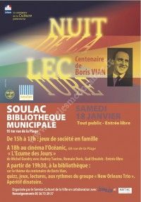 Nuit de la lecture 2020