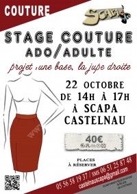 Stage Couture Ado / Adulte