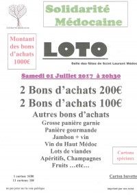 Loto solidarité médocaine