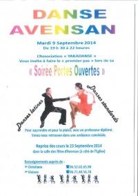 Danse - Soirée Portes Ouvertes