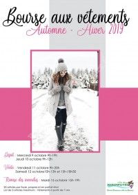 Bourse aux Vêtements Automne - Hiver 2019