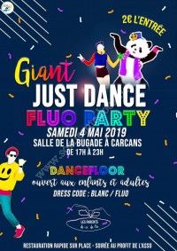 Giant Just Dance - Fluo Party