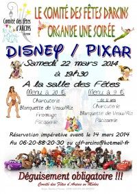 Soirée Disney - Pixar
