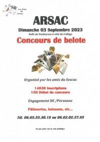 CONCOURS DE BELOTE