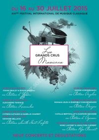 Les Grands Crus Musicaux 2015 avec Camille BERTHOLLET & Gaspard DEHAENE