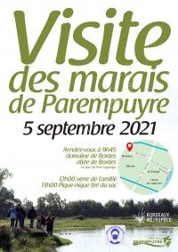 Visite des Marais de Parempuyre