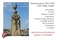 Cérémonie du 11 Novembre