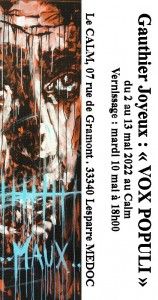 Exposition Vox Populi de Gauthier Joyeux
