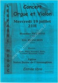 Concert Orgue et Violon