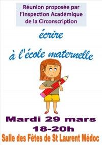 Ecrire à l'école maternelle