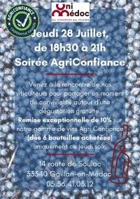 Soirée Rencontres Vigneronnes
