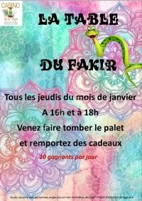 La table du fakir