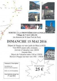 Sortie à la Frontière Espagnole