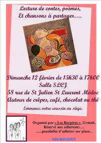 Lectures de contes, poèmes, et chansons à partager...