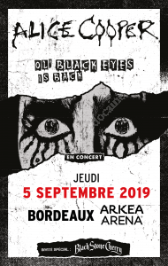 Concert Alice Cooper - Ol Black Eyes Is Back Tour / Arkéa Arena