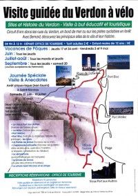 Visite Guidée du Verdon à Vélo